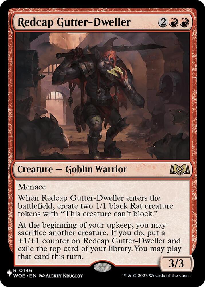 Redcap Gutter-Dweller (146) (LIST)