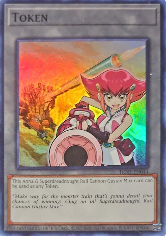 Token: Anna Kaboom & Superdreadnought Rail Cannon Gustav Max (TKN5-EN044) (BLZD)