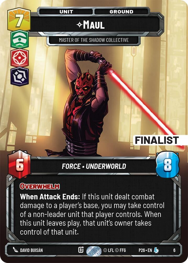 Maul - Master of the Shadow Collective (Finalist) (6) (OPP)