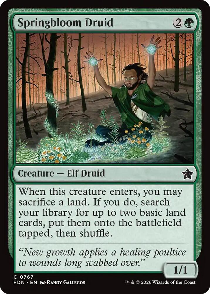 Springbloom Druid (0767) (767) (FDN)