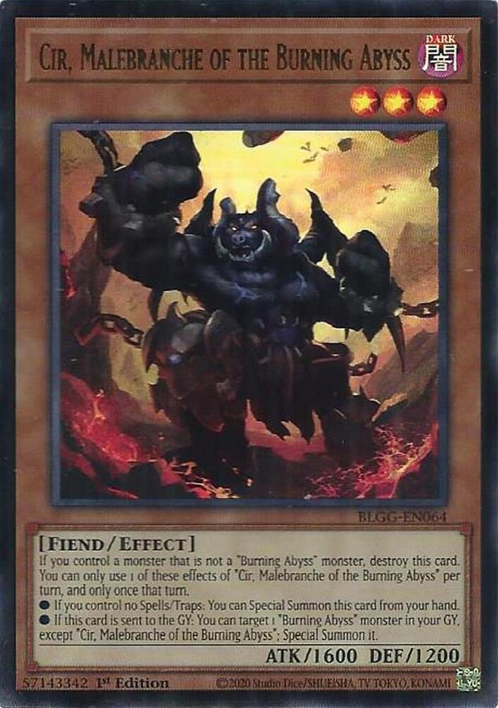 Cir, Malebranche of the Burning Abyss (BLGG-EN064) (BLGG)