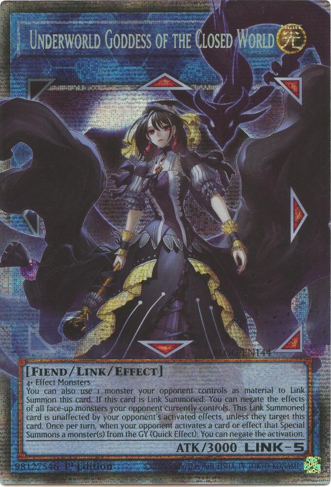 Underworld Goddess of the Closed World (Starlight Rare) (BLGG-EN144) (BLGG)