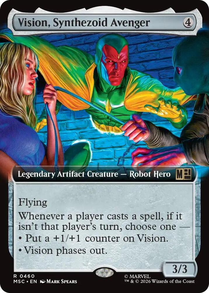Vision, Synthezoid Avenger (Extended Art) (460) (MSC)
