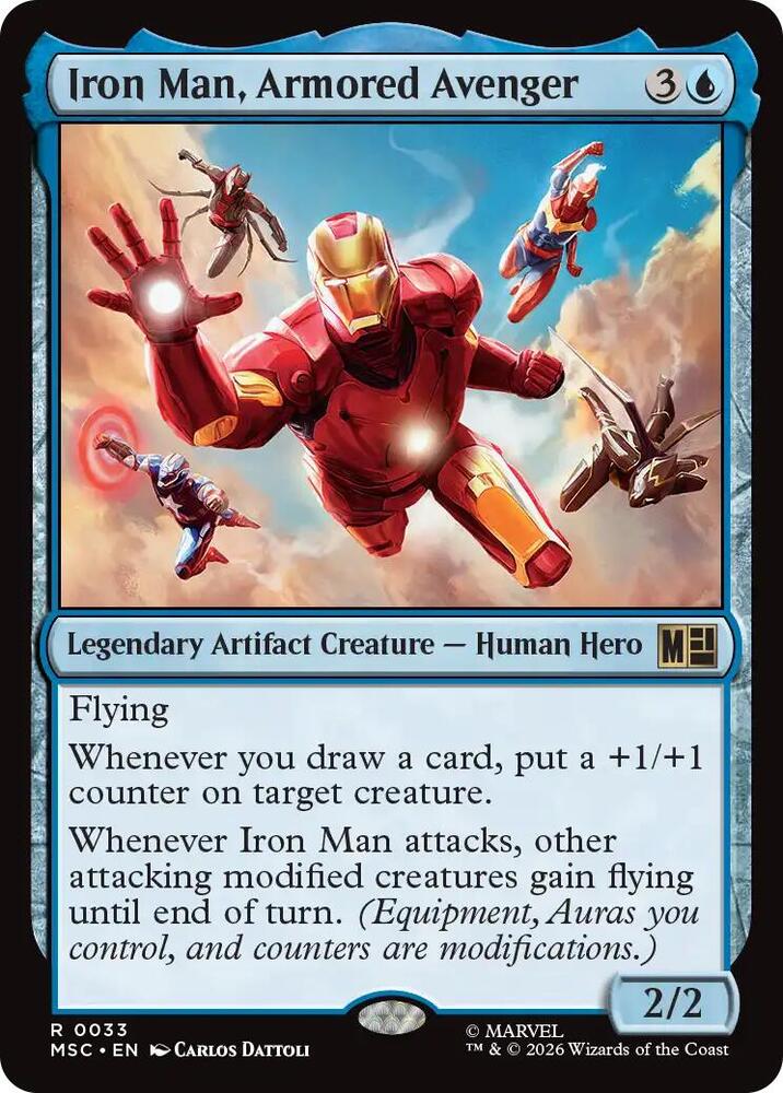 Iron Man, Armored Avenger (Surge Foil) (33) (MSC)