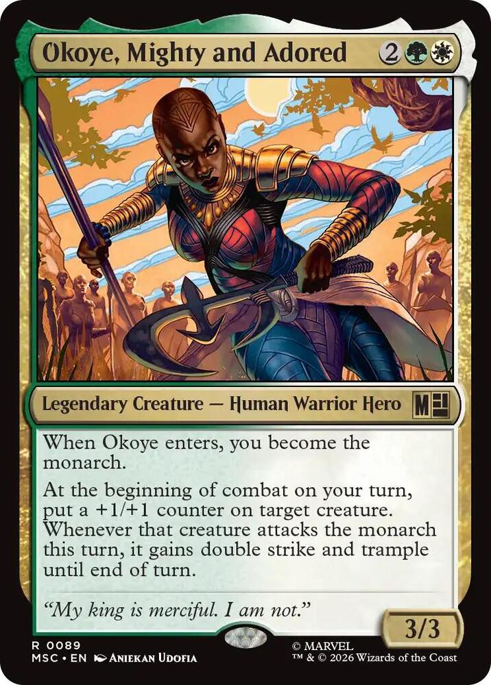 Okoye, Mighty and Adored (Surge Foil) (89) (MSC)