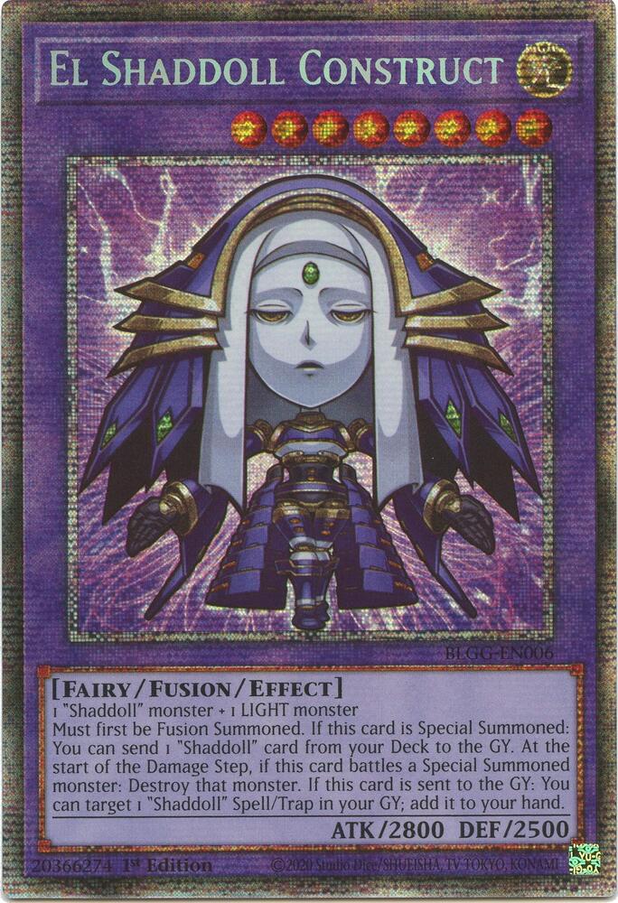 El Shaddoll Construct (Starlight Rare) (BLGG-EN006) (BLGG)