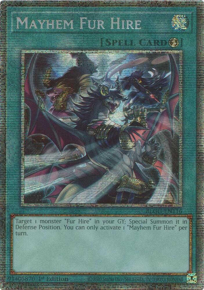 Mayhem Fur Hire (Starlight Rare) (BLGG-EN116) (BLGG)