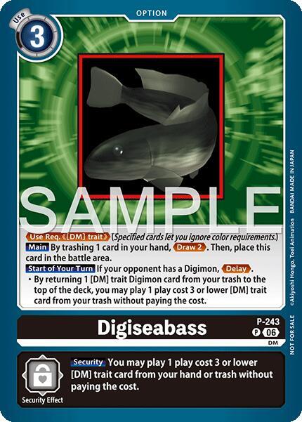 Digiseabass (Official Store Tournament 2026 Vol. 3 Participant) (P-243 P) (D-PR)