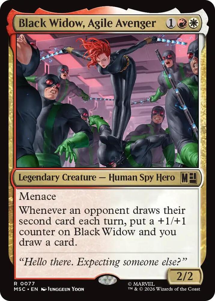 Black Widow, Agile Avenger (77) (MSC)