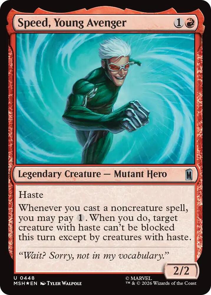 Speed, Young Avenger (Surge Foil) (448) (MSH)