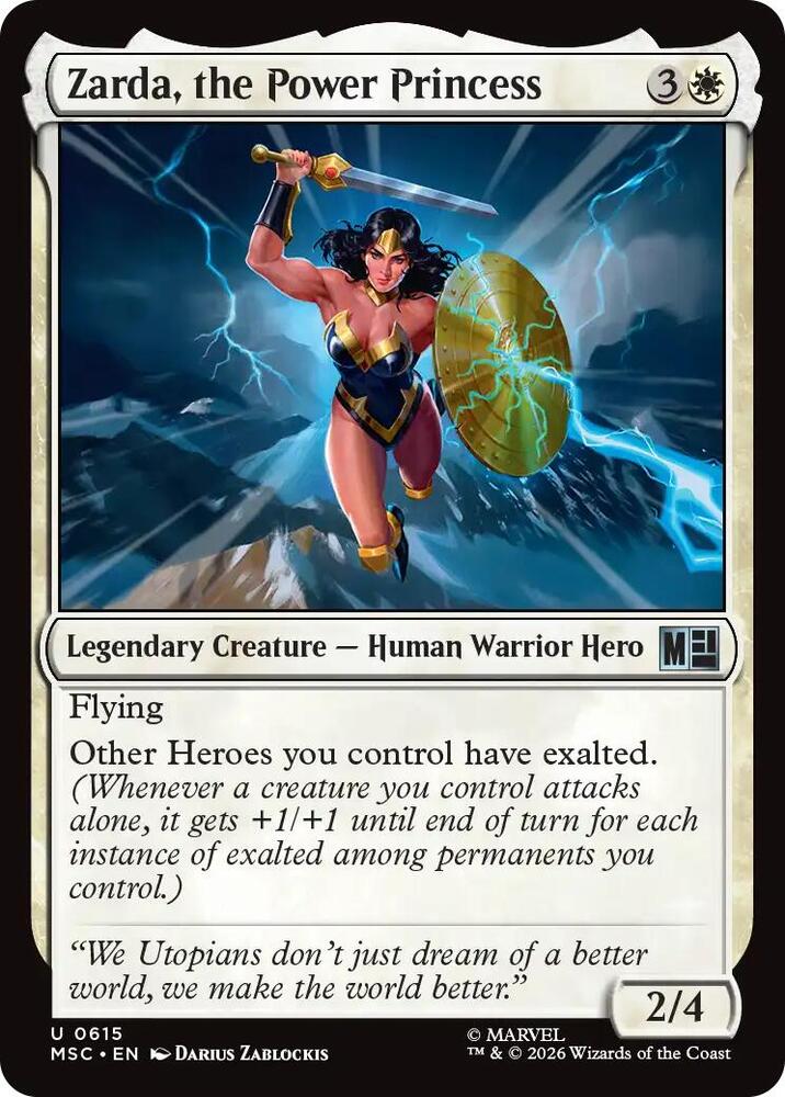 Zarda, the Power Princess (615) (MSC)