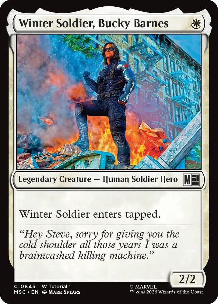 Winter Soldier, Bucky Barnes (0845) (845) (MSC)
