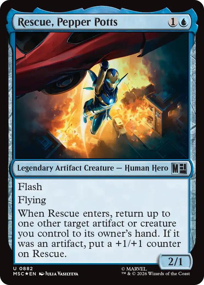 Rescue, Pepper Potts (Surge Foil) (882) (MSC)