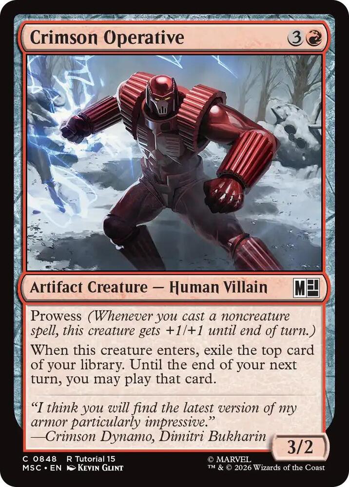 Crimson Operative (848) (MSC)