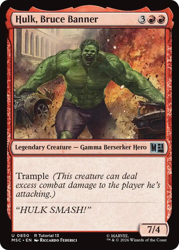 Hulk, Bruce Banner (0850) (850) (MSC)