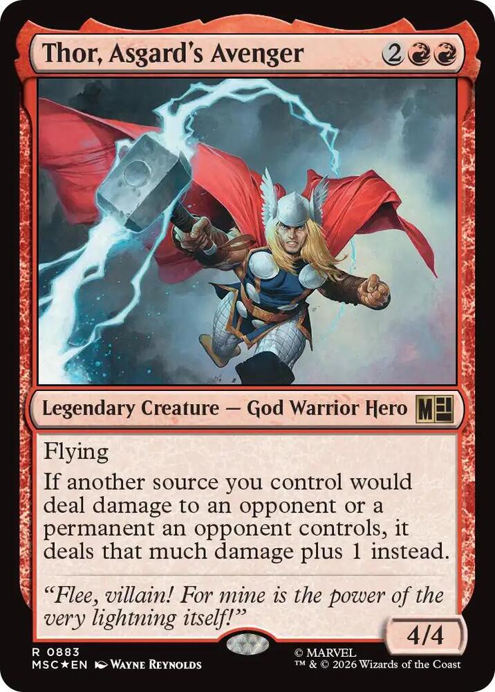 Thor, Asgard's Avenger (Surge Foil) (883) (MSC)