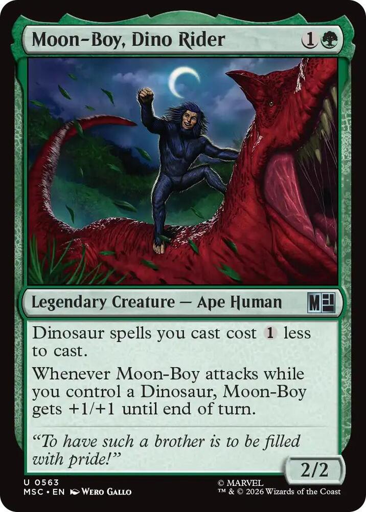 Moon-Boy, Dino Rider (563) (MSC)