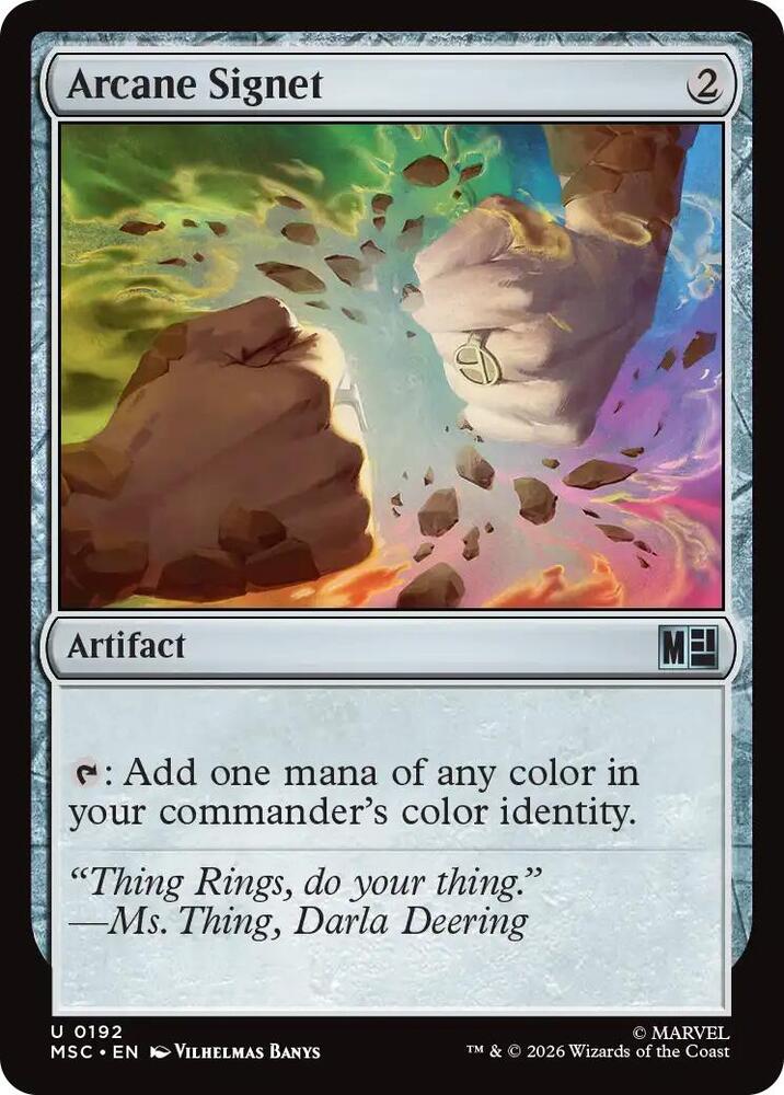 Arcane Signet (0192) (Surge Foil) (192) (MSC)
