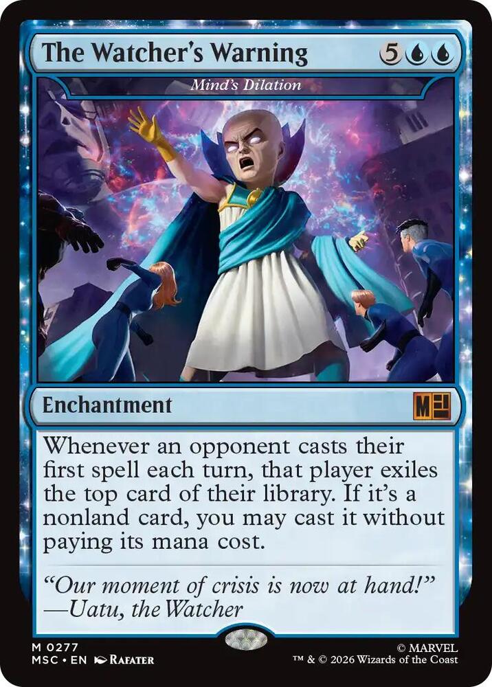The Watcher's Warning - Mind's Dilation (Surge Foil) (277) (MSC)