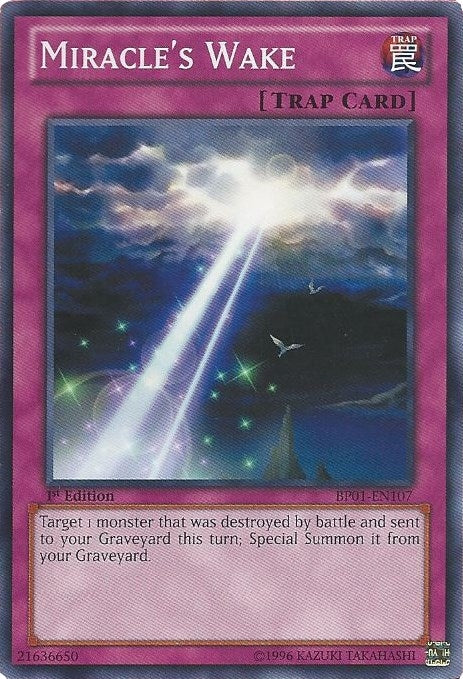Miracle's Wake (Starfoil) (BP01-EN107) (BP01)