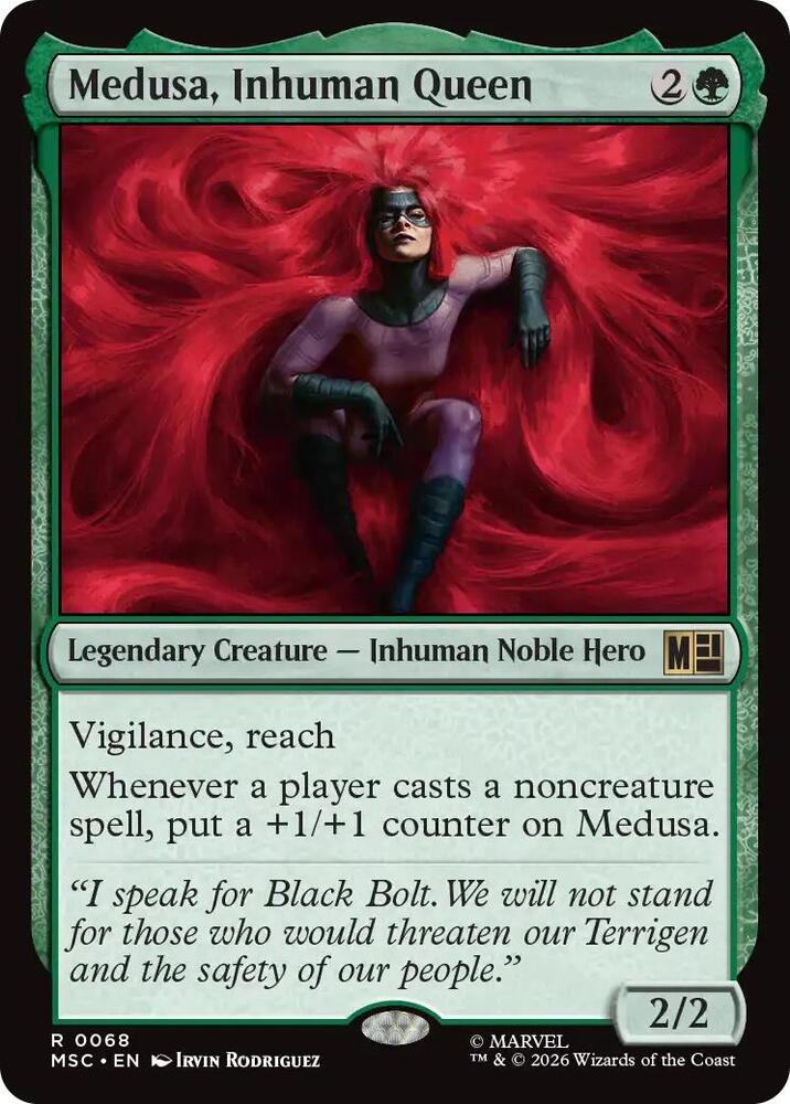 Medusa, Inhuman Queen (Surge Foil) (68) (MSC)