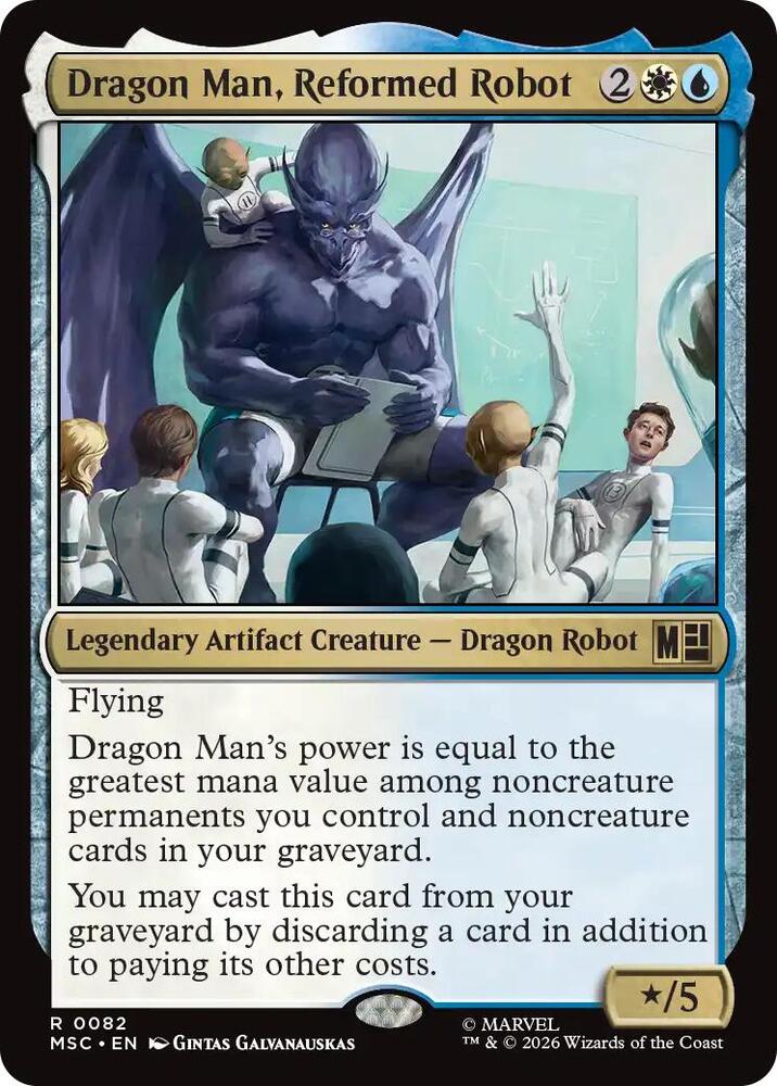Dragon Man, Reformed Robot (Surge Foil) (82) (MSC)