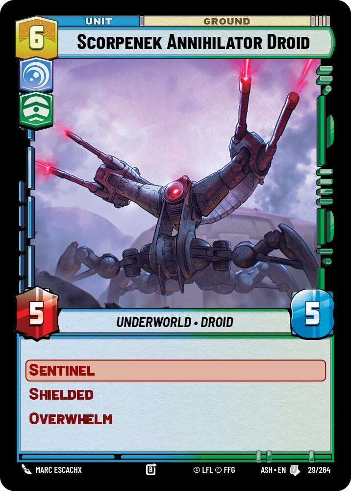 Scorpenek Annihilator Droid (29/264) (ASH)