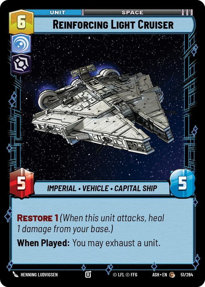 Reinforcing Light Cruiser (51/264) (ASH)