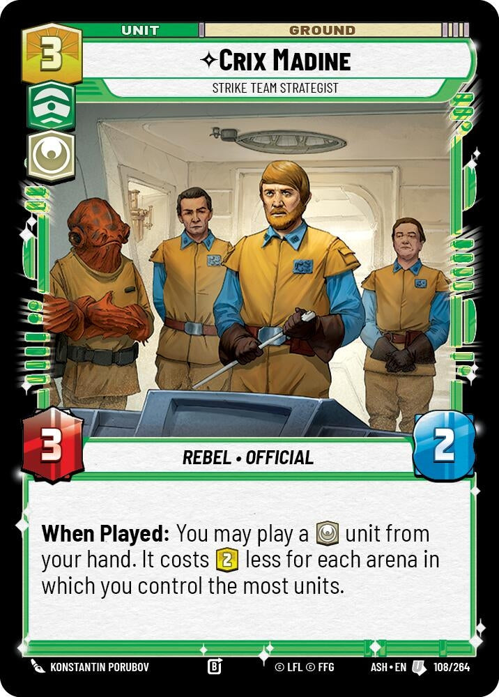 Crix Madine - Strike Team Strategist (108/264) (ASH)