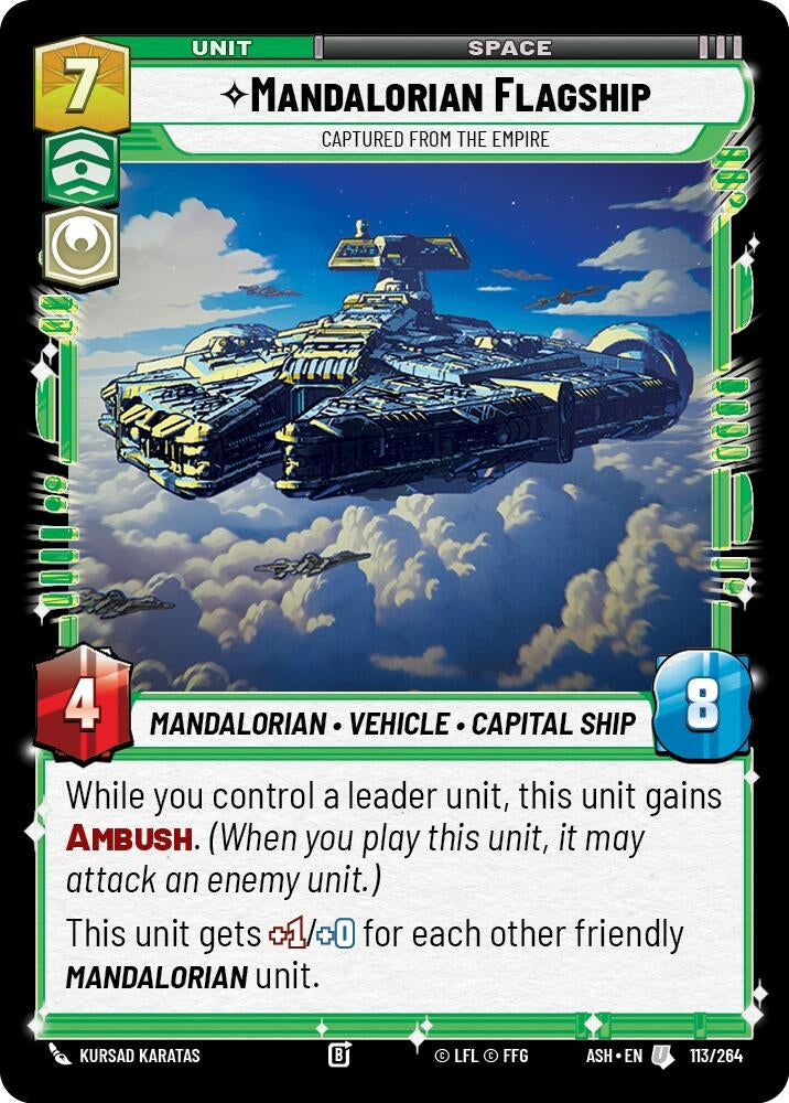 Mandalorian Flagship - Captured from the Empire (113/264) (ASH)