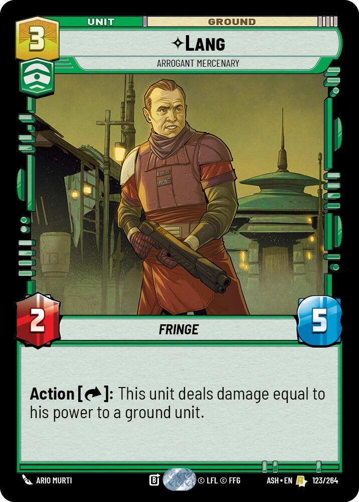 Lang - Arrogant Mercenary (123/264) (ASH)