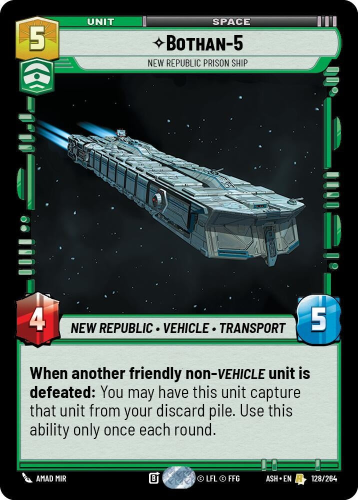 Bothan-5 - New Republic Prison Ship (128/264) (ASH)