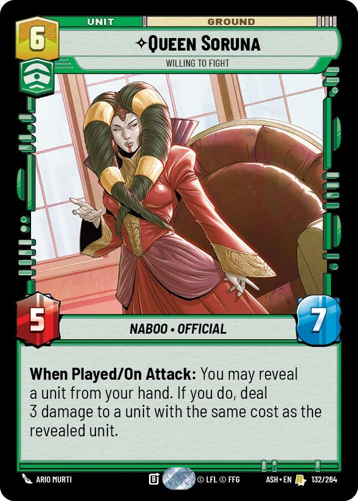 Queen Soruna - Willing to Fight (132/264) (ASH)
