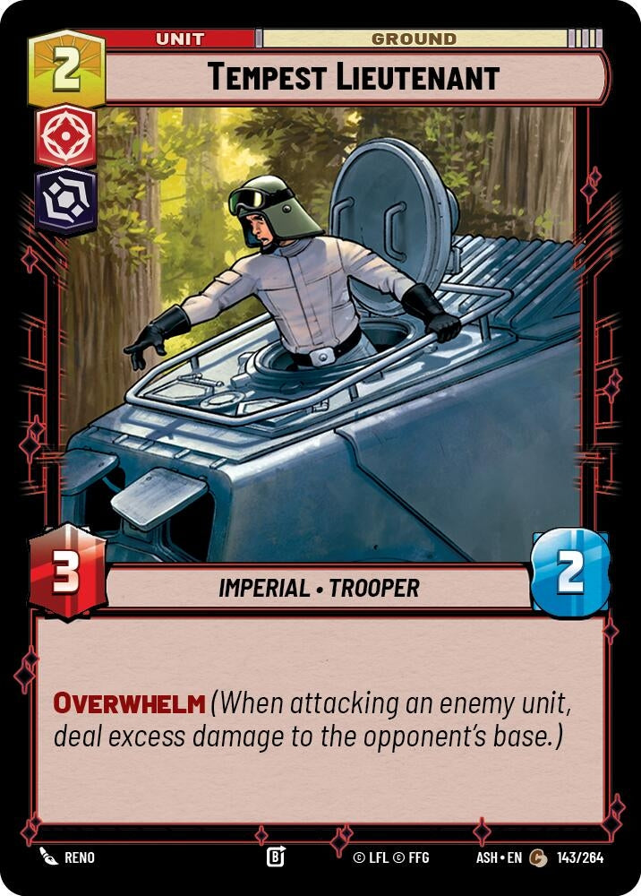 Tempest Lieutenant (143/264) (ASH)