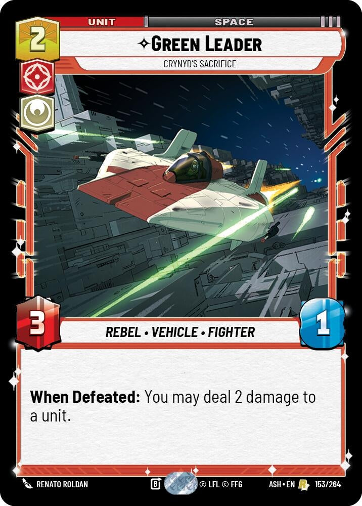 Green Leader - Crynyd's Sacrifice (153/264) (ASH)