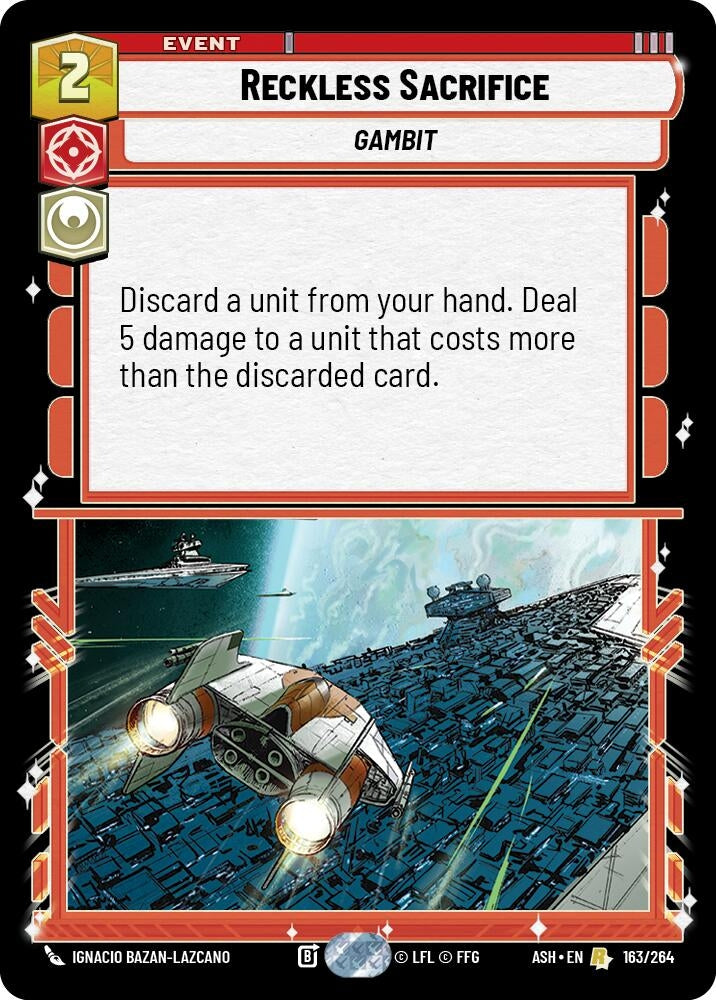 Reckless Sacrifice (163/264) (ASH)