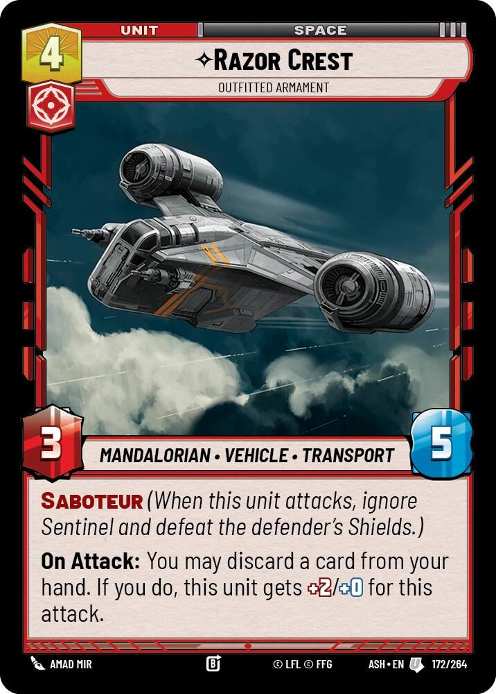 Razor Crest - Outfitted Armament (172/264) (ASH)