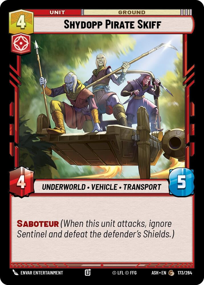 Shydopp Pirate Skiff (173/264) (ASH)