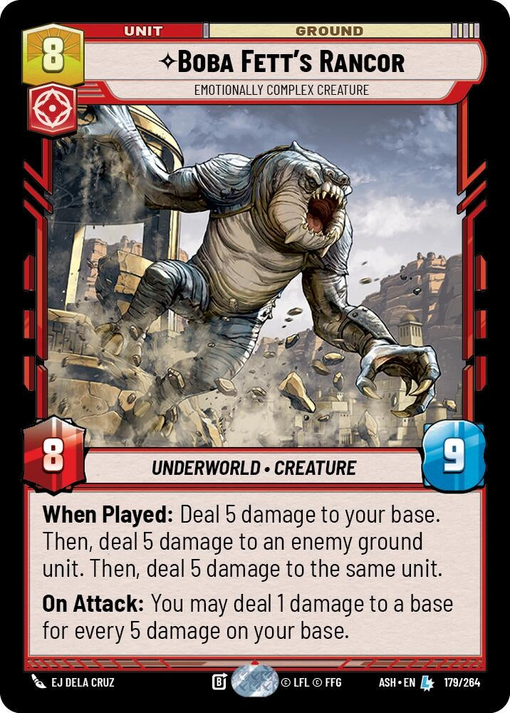 Boba Fett's Rancor - Emotionally Complex Creature (179/264) (ASH)