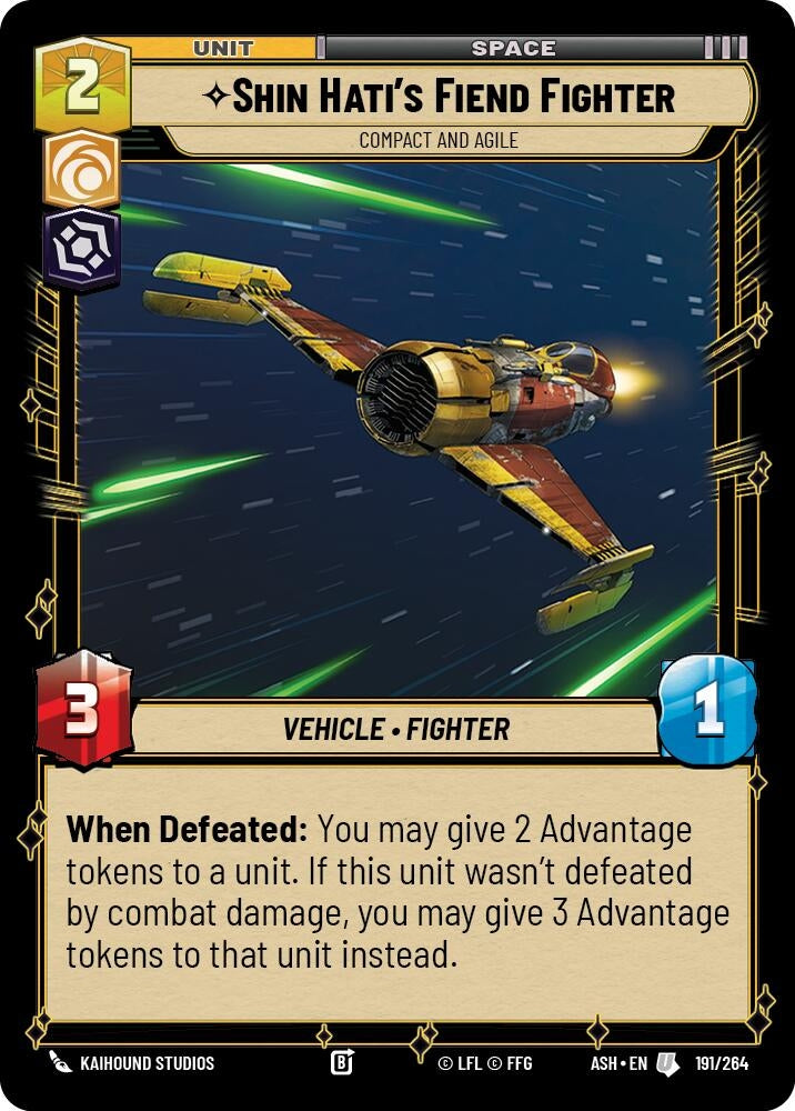 Shin Hati's Fiend Fighter - Compact and Agile (191/264) (ASH)