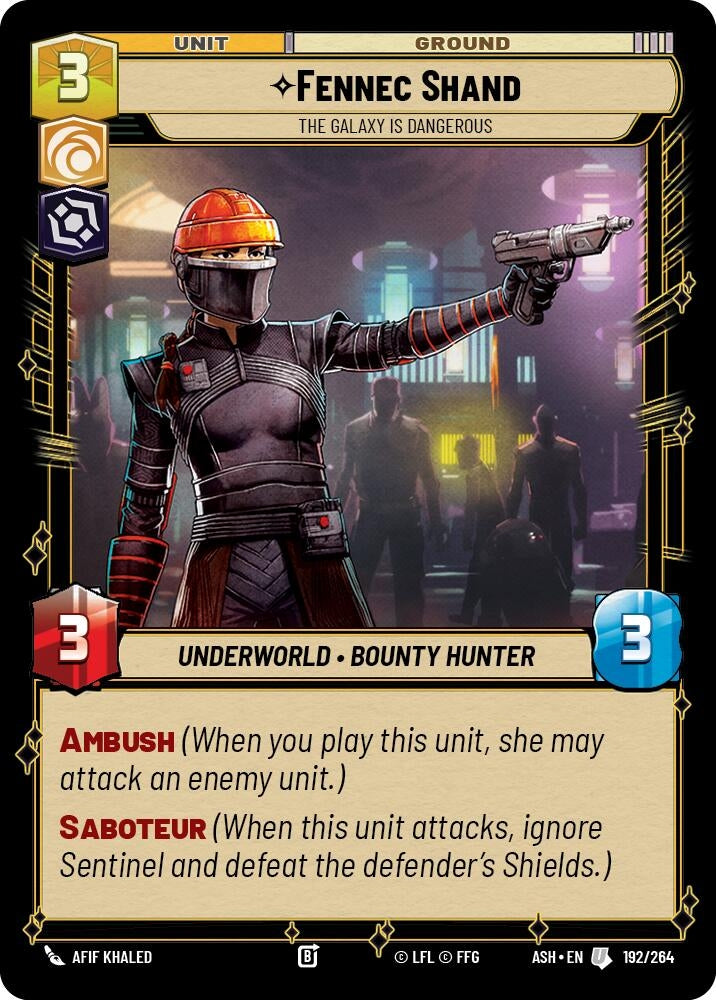 Fennec Shand - The Galaxy Is Dangerous (192/264) (ASH)