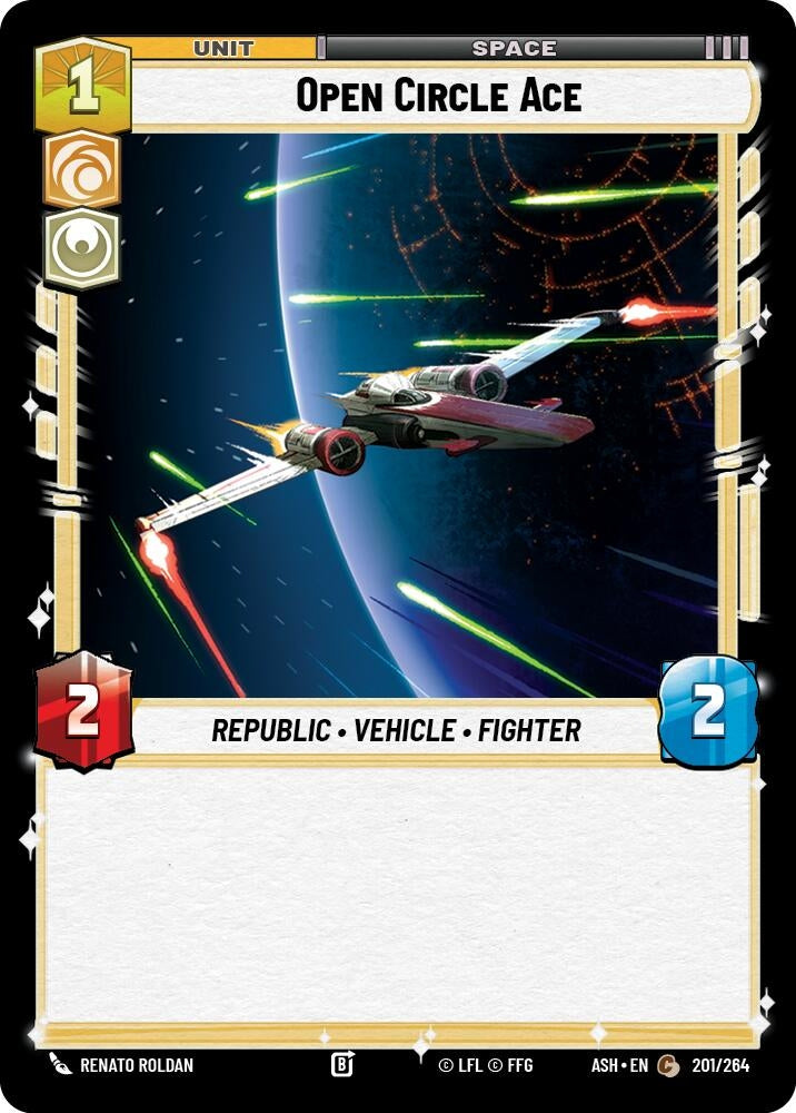 Open Circle Ace (201/264) (ASH)