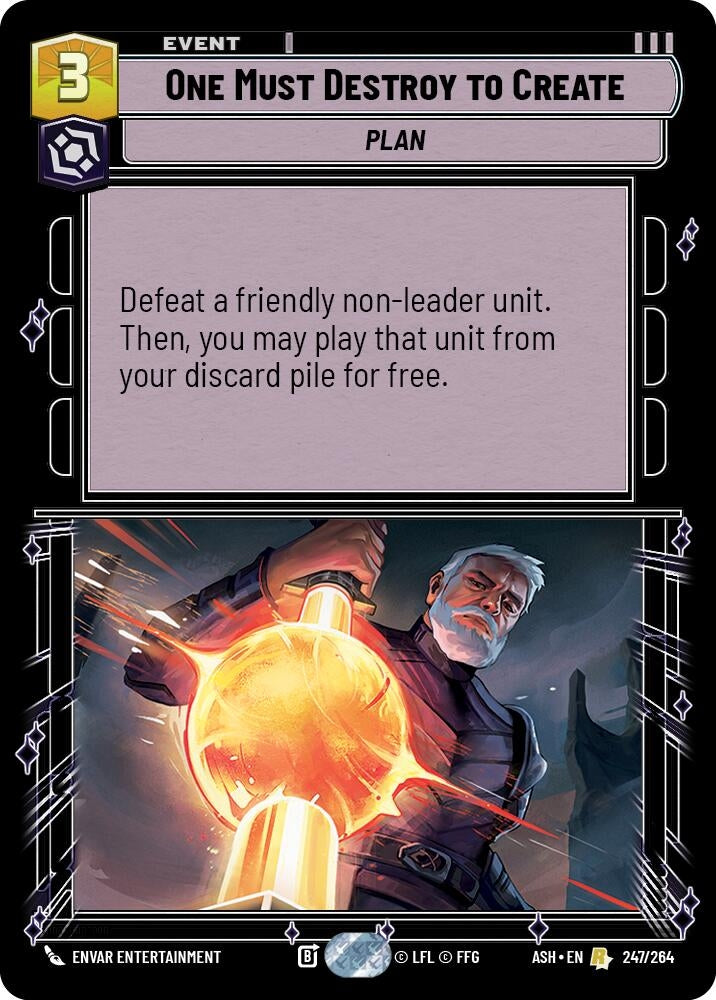 One Must Destroy to Create (247/264) (ASH)