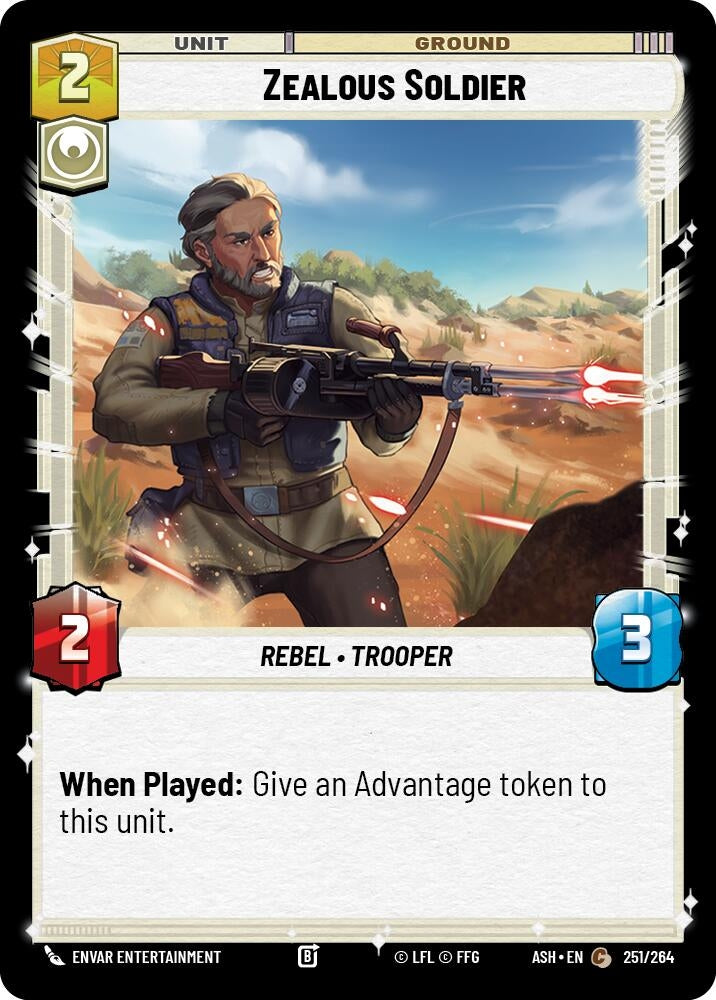 Zealous Soldier (251/264) (ASH)