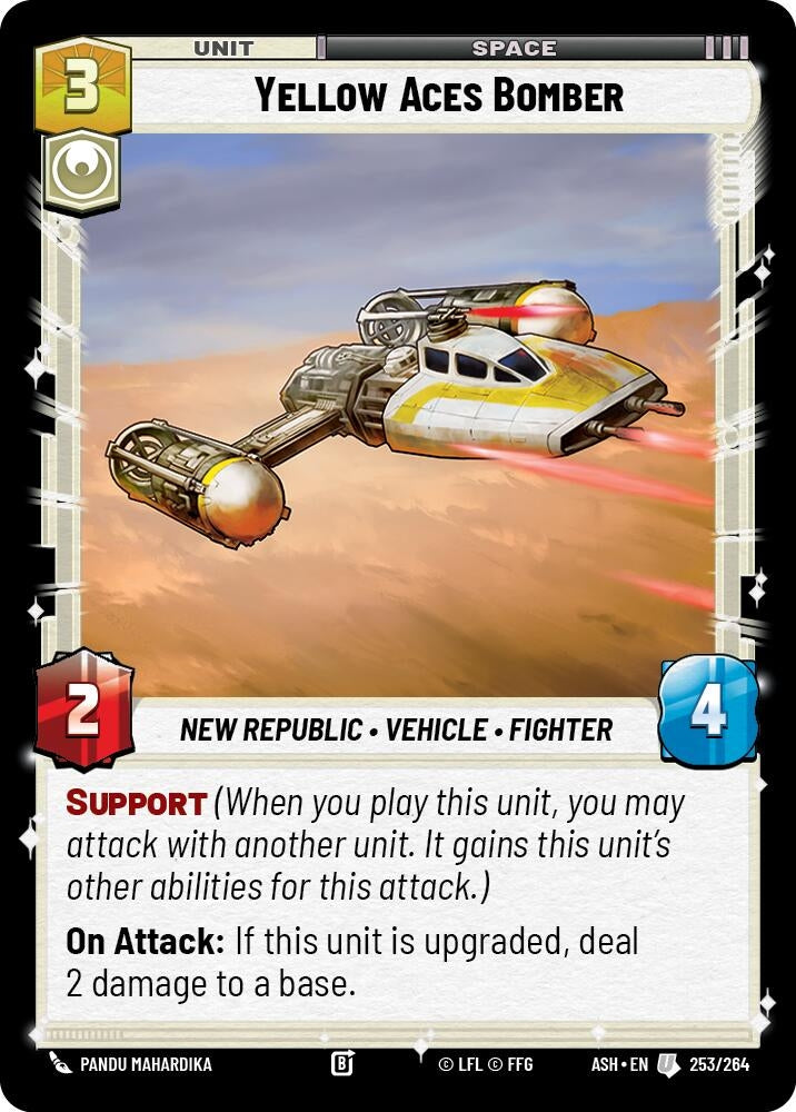 Yellow Aces Bomber (253/264) (ASH)
