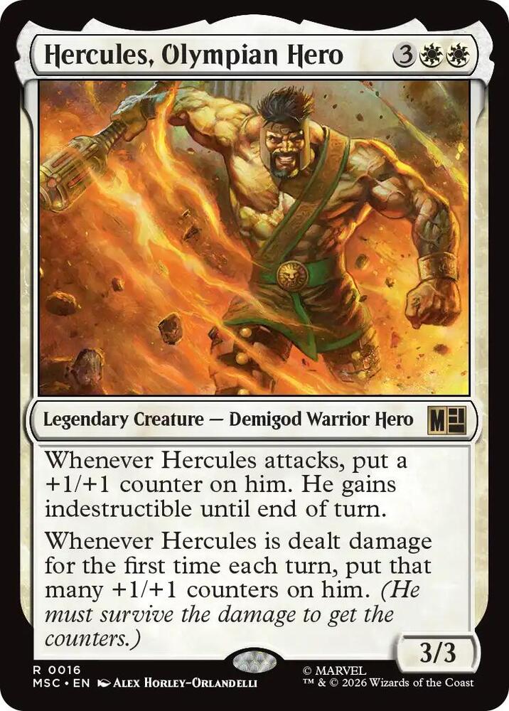 Hercules, Olympian Hero (Surge Foil) (16) (MSC)