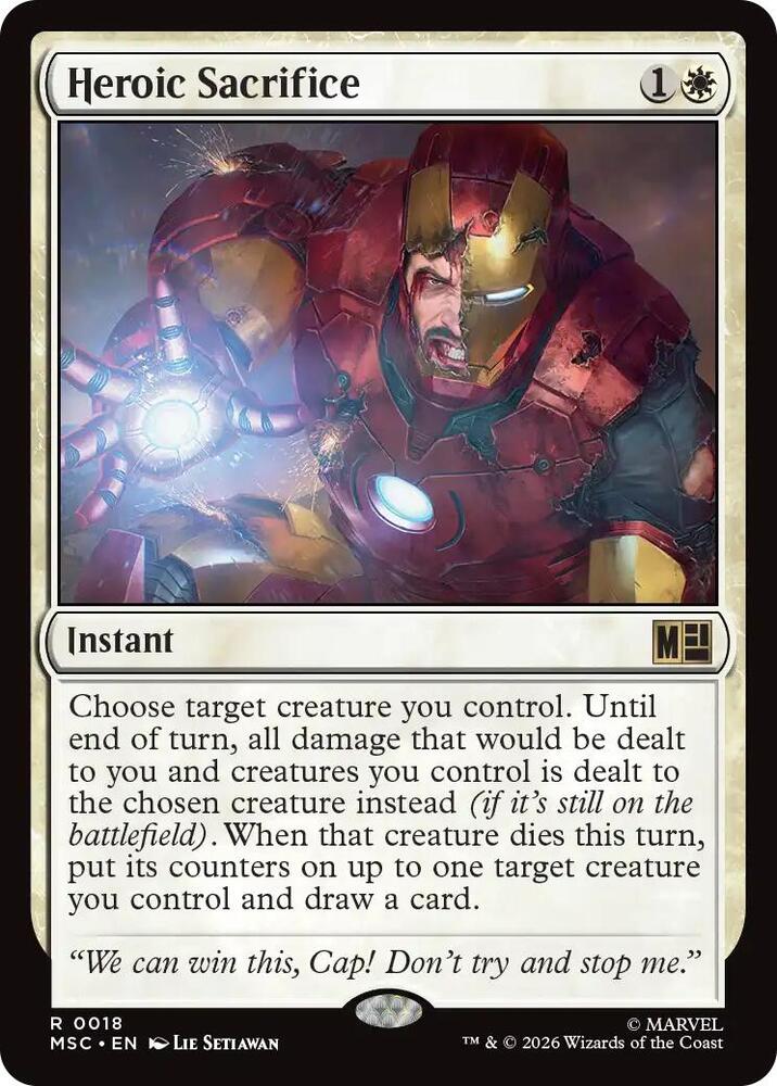 Heroic Sacrifice (Surge Foil) (18) (MSC)