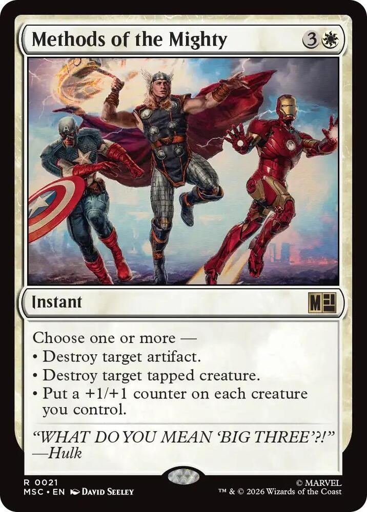 Methods of the Mighty (Surge Foil) (21) (MSC)