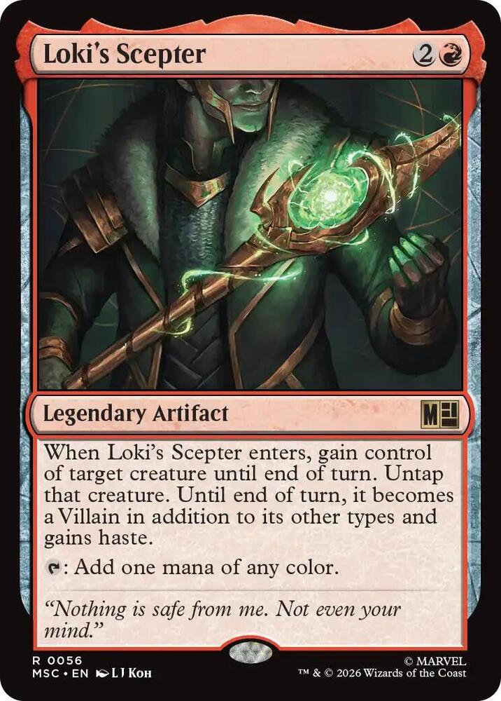 Loki's Scepter (Surge Foil) (56) (MSC)