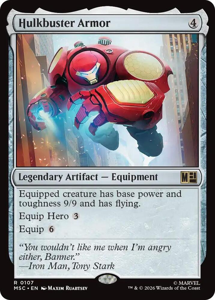 Hulkbuster Armor (Surge Foil) (107) (MSC)